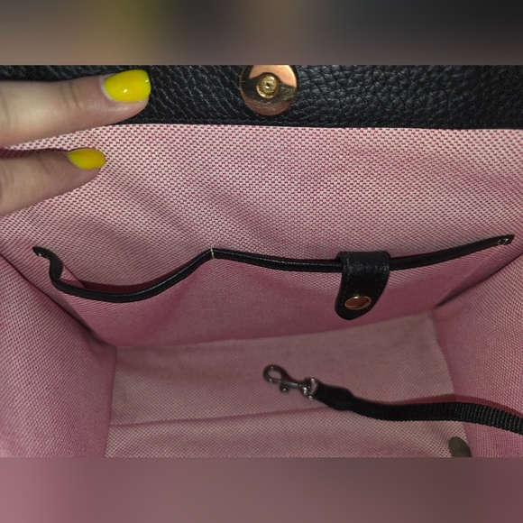 Dooney & Bourke Janine Pebbled Leather Tote With Front Pocket - Picture 11 of 16